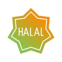 halal vettore icona