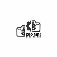 telecamera logo illustrazione vettore