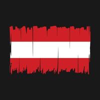 Austria bandiera spazzola vettore illustrazione