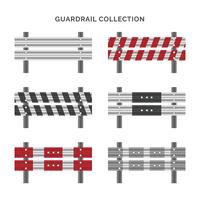 Set da collezione Guardrail vettore