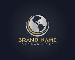 globale logo design vettore modelli