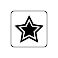 stella icona vettore design