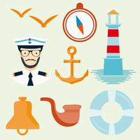 Sailor Seaman Icons Vector gratuito