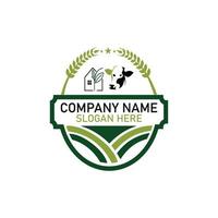 caw azienda agricola icona logo design con vettore formato.