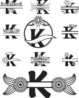 alfabeto lettera monogramma design. nozze logo vettore