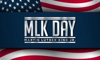 progettazione del fondo del giorno del mlk degli stati uniti d'america. vettore