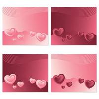rosa e buio sfondo. amore vettore simbolo per contento Da donna, madre, San Valentino giorno, compleanno saluto carta design.