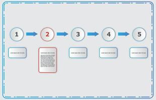 Infografica modello di moderno diagramma argomento , presentazione Infografica vettore