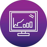 statistico grafico vettore icona