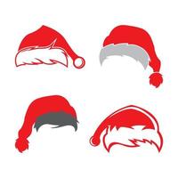 Santa Claus logo vettore illustrazione modello design