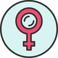 femmina Genere simbolo vettore icona