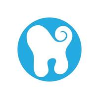 logo dentale design template.creative logo dentista. logo vettoriale della clinica dentale.