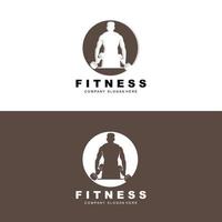 Palestra logo, fitness logo vettore, design adatto per fitness, gli sport attrezzatura, corpo Salute, corpo supplemento Prodotto Marche vettore