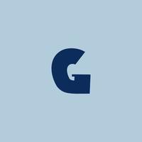 lettera g logo design modello vettore