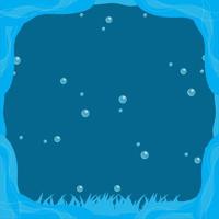 vettore illustrazione di un' blu sfondo con bolle dentro