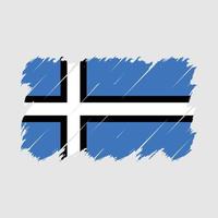 Estonia bandiera spazzola vettore