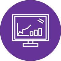 statistico grafico vettore icona