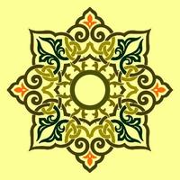 islamico ornamento mandala vettore