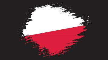 gratuito spazzola ictus Polonia bandiera vettore Immagine