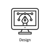 design vettore schema icona design illustrazione. design e sviluppo simbolo su bianca sfondo eps 10 file