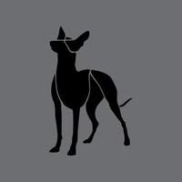 semplice animale lettera logo xolo vettore