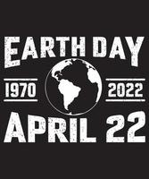 giorno della Terra 1970-2022 aprile-22 vettore