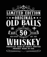 limitato per edizione originale 50 whisky vettore