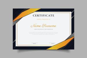 modello certificato design vettore