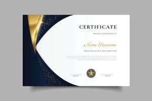 modello certificato design vettore