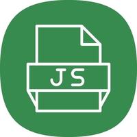 js file formato icona vettore