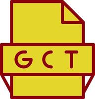 gtc file formato icona vettore