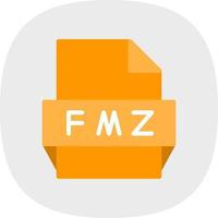 fmz file formato icona vettore
