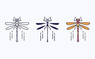 libellule vettore illustrazione icona