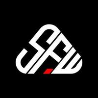 sfw lettera logo creativo design con vettore grafico, sfw semplice e moderno logo.