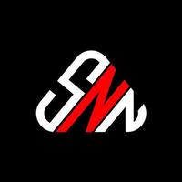snn lettera logo creativo design con vettore grafico, snn semplice e moderno logo.