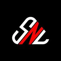 snl lettera logo creativo design con vettore grafico, snl semplice e moderno logo.