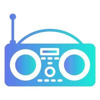 Radio icona, adatto per un' largo gamma di digitale creativo progetti. contento creando. vettore