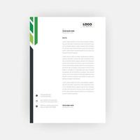 semplice creativo carta intestata modello design vettore