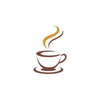 modello di logo della tazza di caffè vettore