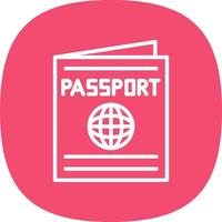 passaporto vettore icona design