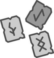 rune vettore icona design