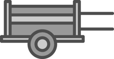 legna carrello vettore icona design