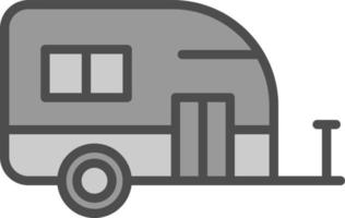 caravan vettore icona design