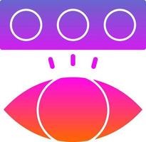 colore cecità test vettore icona design