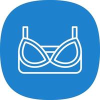 reggiseno vettore icona design