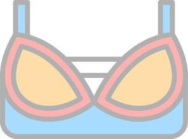 reggiseno vettore icona design