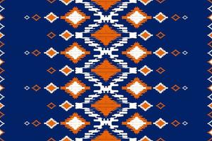 astratto etnico ikat arte. senza soluzione di continuità modello nel tribale. azteco geometrico ornamento Stampa. vettore