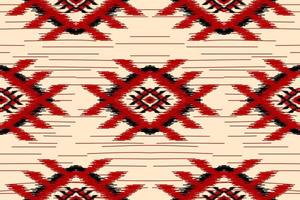 tessuto ikat modello arte. geometrico etnico senza soluzione di continuità modello tradizionale. americano, messicano stile. vettore