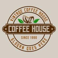 caffè negozio etichetta logo caffè stato Vintage ▾ modello distintivo illustrazione vettore design