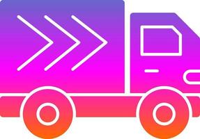 consegna camion vettore icona design